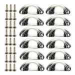 Sahtlit&otilde;mbed Puntos 12 tk/komplekt Vintage kestakujuline metallist kapi t&otilde;mbek&auml;epidemed Riistvara tarvikud 12pcs