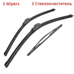 3 TK klaasipuhasti harjad Dacia / Renault Sandero MK1 jaoks 2007-2012 21  20  16  Fit esiklaasi esiklaasi aknaharjad l&otilde;ikurite tarvikud 2010 2011