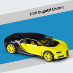 1:24 suuremahulist Bugatti Chironi automudeli m&auml;nguasju poiste m&auml;nguasjadele vanuses 3&ndash;12, tagasit&otilde;mmatavad s&otilde;idukid koos muusika uste ja avatava kapotiga 1/24-19x8.5x4.5cm
