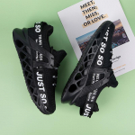 Meeste lendavad riidest kerged, hingavad ja mugavad tossud, naiste moodsad tossud, suured naiste kingad 46 must