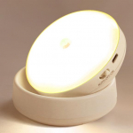 Led-liikumisanduriga &ouml;&ouml;valgus USB &uuml;mmargune laadimislamp Magamistoa Koridori Kodu Vannituppa Battery warm light