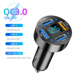 66w 4porti &uuml;likiire laadimise autolaadija adapter iPhone 13 14pro Xiaomi Samsung Quick Charge 3.0 USB C laadija jaoks PD QC3.0 2.4A
