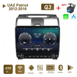 10-tolline UAZ Patriot 2012-2016 jaoks koos nupunupuga autoraadio Multimeedia Carplay 2Din stereoheli Android Video 2+32GB