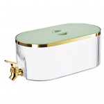 5,3-liitrine k&uuml;lmkapp, suure mahutavusega k&uuml;lmkatel, kraaniga kuumus- ja k&uuml;lmakindel lekkekindel toiduklass Easy beež