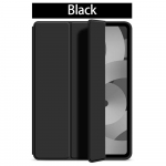 Tahvelarvuti nahk&uuml;mbris Samsung Galaxy Tab 12.4 S7 FE S7 S8 S9FE Plus S6 Lite A7 A8 Flip Case silikoonist pehme p&otilde;rutuskindel kaitsekate Tab S8 11in must