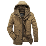 Br&auml;ndi r&otilde;ivad talvejoped Meeste mantlid Military lambavillane jope T&uuml;kk Parka jope Sinine Khaki Army Green XXXL black