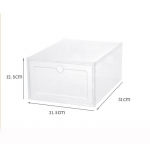 6 tk/komplekt plastikust kingakarbid sahtli &uuml;mbris, paksendatud l&auml;bipaistev kingakarp Volditav kingakarp Plastikust kingakarbid virnastatav karp 6PCS-31*21.5*12.5CM puhas