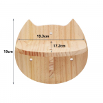 Kasside ronimisriiul seinale kinnitatav neljaastmeline trepp koos sisal-kraapimispostiga kassidele Tree Tower Platvorm h&uuml;ppav lemmikloomam&ouml;&ouml;bel cat face shelf