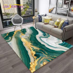 Luksuslik must roheline kuldne marmorist 3D vaibavaip koduseks elutoa diivani uksemati sisekujunduseks, lasteala vaip libisemiskindel p&otilde;randamatt 230x160cm
