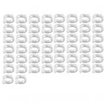 50 tk Plastikust viinapuu taimed K&ouml;&ouml;giviljad tugiklamber Aia kasvuhoonehoidja t&ouml;&ouml;riist valge