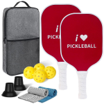 Peak Racket Red Face of Racket Outdoor Sports Klaaskiust korjaja Reket punane