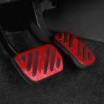My Good Car Car-Styling AT Car Pedals Gas Brake Pedal Protection Cover Fit for Toyota CHR C-HR 2016 2017 2018 car Accessories punane