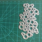 Mulliring ebakorrap&auml;rase raamiga metallist l&otilde;ikevormid Scrapbooking h&otilde;bedased s&uuml;sinikterasest reljeefsed &scaron;abloonid, paber, albumikaardid