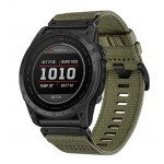 QuickFit 22mm 26mm nailonrihm Garmin Fenix ​​7 7X 6X Pro/Epix Pro Gen 2 51mm 47mm/Fenix6 5Plus 5XPlus punutud kellarihma jaoks QuickFit 22mm roheline