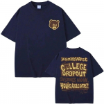 Parim Kuulus Kanye West The College Dropout Graafiline T-s&auml;rk Unisex WoUnisex Hip Hop R&auml;pp Vintage T-s&auml;rgid Unisex Vabaaja T-s&auml;rk Unisex 4XL