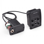 Akustilise kitarri pikap Folk Klassikalise kitarri pikap 4-ribaline ekvalaiser BASS/KESKMINE/TREB/PRES-kork must