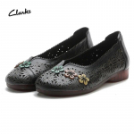 Johnature Mitmek&uuml;lgsed lamedad sandaalid etnilise stiiliga ehtsast nahast pehme tallaga &otilde;&otilde;nsad hingavad naiste kingad 35 must