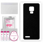 apgo Protective Skin Sticker for the back compatible with Ulefone Note 7P, Wrap Film, Foil, Vinyl - Pattern Matte Black