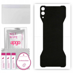 apgo Protective Skin Sticker for the back compatible with Black Shark 2 Pro, Wrap Film, Foil, Vinyl - Pattern Matrix