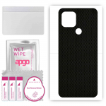 apgo Protective Skin Sticker for the back compatible with Kruger&Matz Flow 9, Wrap Film, Foil, Vinyl - Pattern Matrix