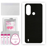 apgo Protective Skin Sticker for the back compatible with ZTE Blade L220, Wrap Film, Foil, Vinyl - Pattern Matrix