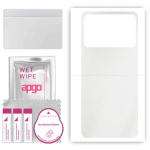 apgo Protective Skin Sticker for the back compatible with Oppo K9 Pro 5G, Wrap Film, Foil, Vinyl - Pattern Matte Transparent