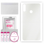 apgo Protective Skin Sticker for the back compatible with Tecno Spark 3, Wrap Film, Foil, Vinyl - Pattern Matte Transparent