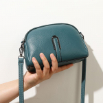 Ehtsast nahast kott Luksuslik naiste k&auml;ekottide kott naistele Siduri telefonikotid &Otilde;lakott Crossbody Messenger Pack sinine