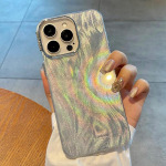 Luksuslik glitter lasertelefoni &uuml;mbris iPhone'i 15 14 13 12 11 Pro Max Bling Dreamy Shell l&ouml;&ouml;gikindel pehme tagakaas jaoks iPhone 15 h&otilde;be