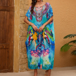 Naiste rannakate B&ouml;&ouml;mip&auml;rane pikk kleit Puhkuse p&auml;ikeses&auml;rk Uimap&uuml;ksid Rannakleit One Size