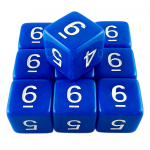 D6 mitmetahuline t&auml;ring, 16 mm TRPG DND digitaalne t&auml;ringum&auml;ngu komplekt, 6 k&uuml;lge, 10 tk lauam&auml;ngu jaoks