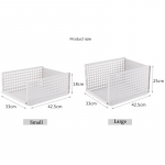 Hoiuriiul Kokkupandud hoiukorv Riidekapp Korralduskarp Riidekapp Panipaik Small valge