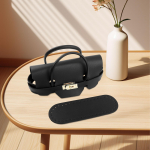 Koti p&otilde;hi heegeldatud kaane jaoks. Lukk klapp Pandlad Osad Tote Supplies K&auml;ekott must