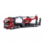 1/50 Veoauto Lapsed Tagasit&otilde;mmatav Veoauto Veoauto Ehitusveoauto M&auml;nguasjad T&otilde;mba K&uuml;tuses&uuml;steemi Osad Sisep&otilde;lemismootorid ja Osad Lastele 1/50:33*7*5cm,Helicopter punane