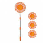 Puhastusmopp koos sisset&otilde;mmatava pikendatud mitme nurgaga m&auml;rja p&ouml;&ouml;rleva peaga kuiva k&auml;epidemega Kasutage puhastusmoppi