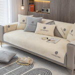 Four Seasons universaalne diivanipadi &uuml;hev&auml;rviline &scaron;enill libisemisvastane diivanipadi, kaasaegne minimalistlik pehme diivani kate 70x70cm