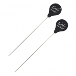 2 tk koogi tester, roostevabast terasest pulk valmisoleku jaoks. K&ouml;&ouml;gis kasutatavate k&uuml;psetiste testriistade jaoks magustoidu valmisoleku kontrollija valge