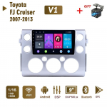 Android Auto raadio Toyota FJ Cruiserile 2007-2013 2 Din Multimeedia Carplay Navigatsioon GPS WIFI Peaseade 4+64GB 1+16GB
