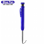 Tugev puusepa pliiatsikomplekt koos t&auml;itejuhtmetega Sisseehitatud teritaja s&uuml;gava augu mehaaniline marker Scriberi puidut&ouml;&ouml;tlemist&ouml;&ouml;riistade jaoks sinine