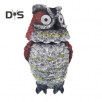 &Ouml;&ouml;kulli kuju, &ouml;&ouml;valgus, elutruu &ouml;&ouml;kulli aiakuju p&auml;ikeseenergial t&ouml;&ouml;tavate helendavate silmadega vaigust &ouml;&ouml;kulli skulptuuri kaunistus veranda sise&otilde;ue murule Owl