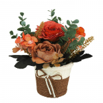 1 tk pulmapeo puuvillasest niidist kootud lillekorv Potitaimed Bonsai V&auml;ike v&otilde;ltslill