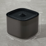 1tk 3L kassi veepurskkaev automaatne tsirkulatsioonifilter suure mahutavusega filtreeriv kassi veejook USB elektriline vaigistatud kasside veejaotur valge