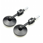 2tk Mootorratta tahavaatepeegli k&auml;epideme otsa kinnitus Retropeegli helkur Mootorratas Modifitseeritud 1 pair must