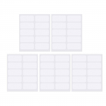 Pakendis 50 triikrauavaba r&otilde;ivasilt K&auml;sitsi kirjutatud pestavate r&otilde;ivaste riidest sildid, peale kirjutatavad kleebised r&otilde;ivaste korrastamiseks M