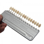 1 tk 16 v&auml;rvi hambavarju juhend Klassikaline hambaravi varustus Hammaste portselanist hambamudel kolorimeetriline plaat