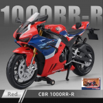 1/12 HONDA CBR 1000RR-R Fire Blade V&otilde;istlusmootorratta Mudel Valatud Sulamist Metallist T&auml;navamootorratta Mudel Simulatsioon Laste Kingitus punane