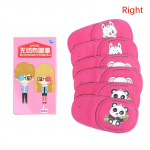 6 tk/komplekt laste meditsiiniline silmaplaaster silmavarju n&auml;gemise hooldamiseks, laste terviseks Right punane