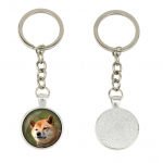 Shiba Inu, Japanese Small Size Dog, Japanese Brushwood Dog - keychain in a box, own photo, keychain pendant from Art-Dog brand