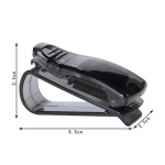 2/1 tk universaalsed auto p&auml;ikesesirmid prillid p&auml;ikeseprillid pileti kviitung kaardi klambri hoidik S&otilde;iduki autotarvikud 1pc must