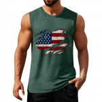Meeste Summer Surf Beach Tank Top suur vabaaja hingav varrukateta topp vaba tr&uuml;kiga meeste s&auml;rk XL